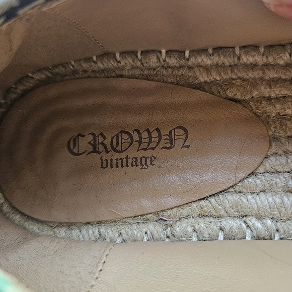 Crown Vintage Kalani Espadrilles Shoes Women's Size 8M - Picture 6 of 7